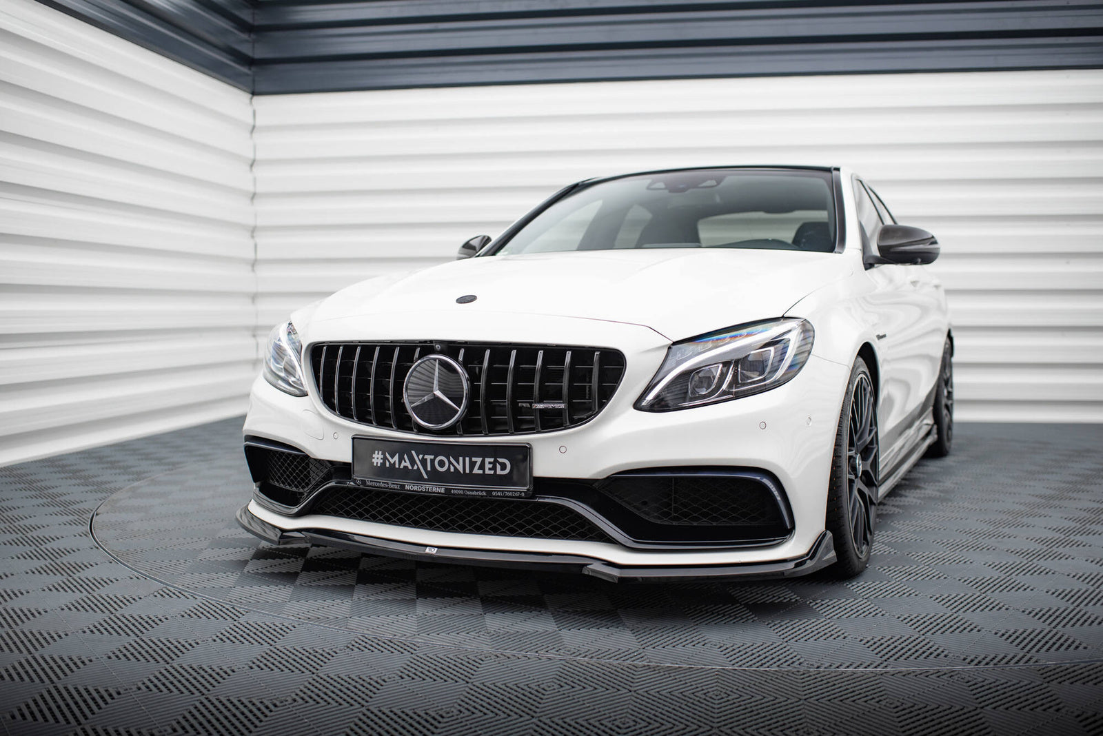 Splitter Przedni Mercedes C63 AMG W205 Maxton V.3
