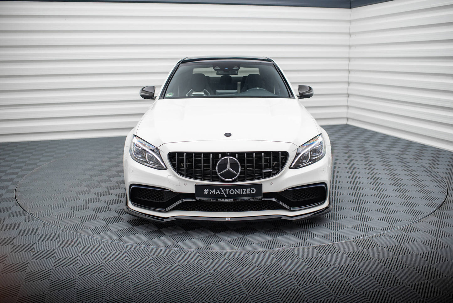 Splitter Przedni Mercedes C63 AMG W205 Maxton V.3