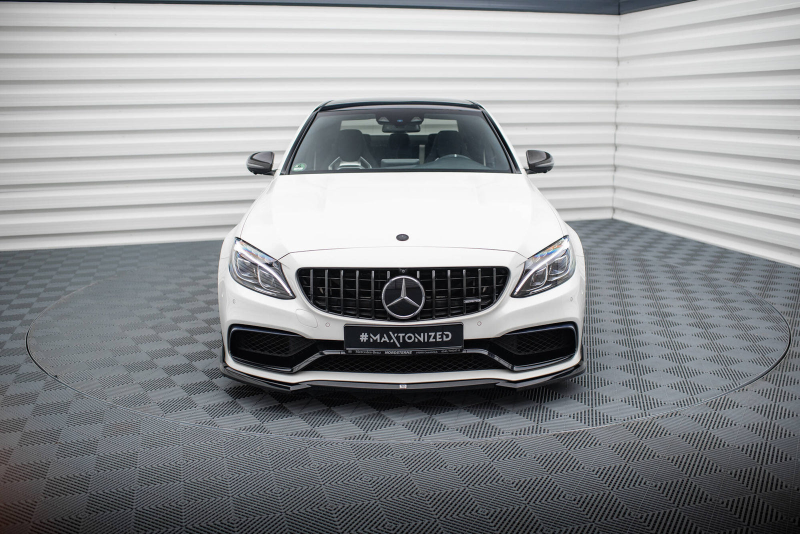 Splitter Przedni Mercedes C63 AMG W205 Maxton V.3