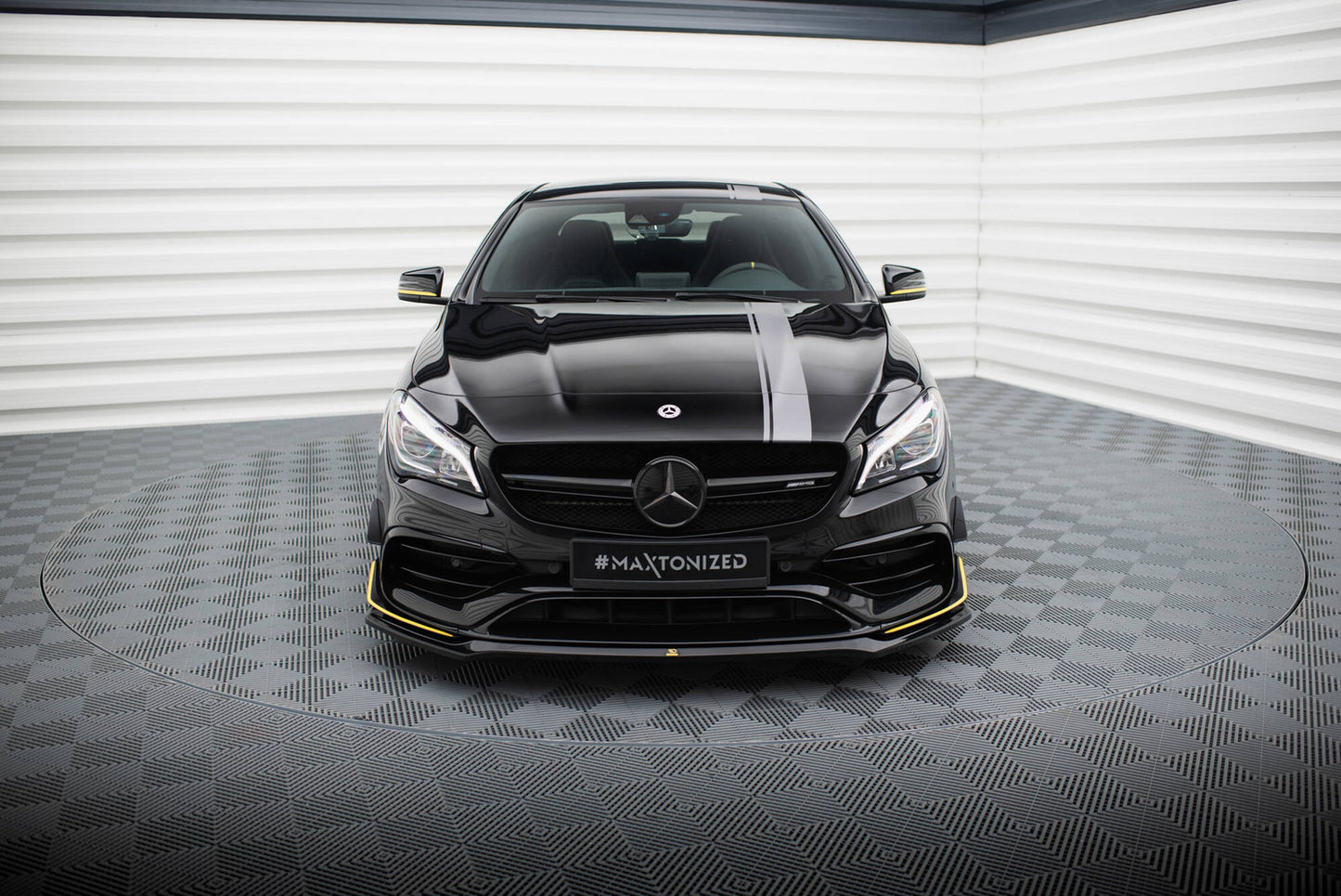 Splitter Przedni V.3 Mercedes CLA 45 AMG C117 Facelift Maxton