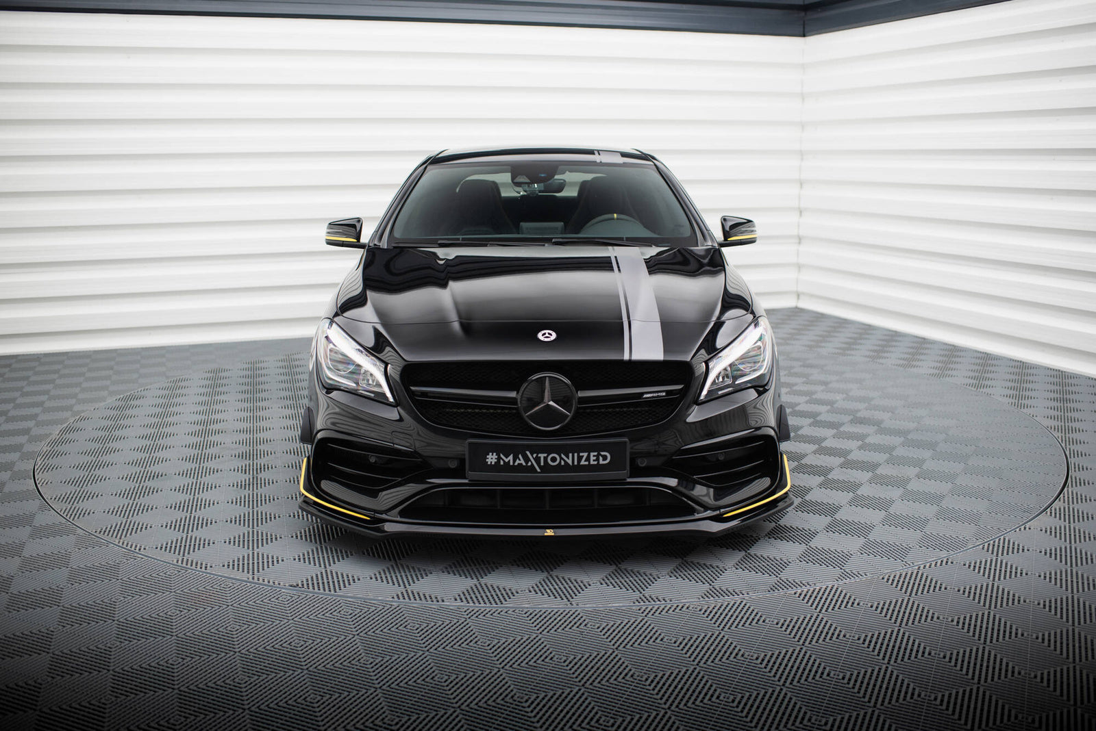 Splitter Przedni V.3 Mercedes CLA 45 AMG C117 Facelift Maxton