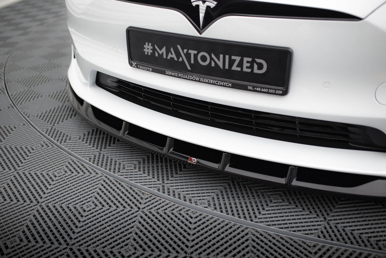 Splitter Przedni V.3 Tesla Model S Plaid Maxton Design