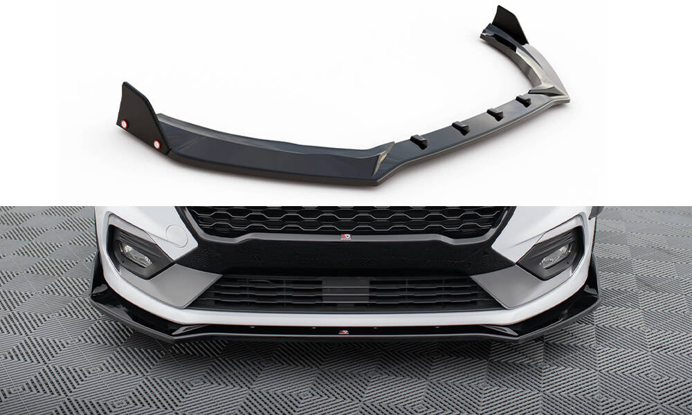Splitter Przedni V.4 + Flaps Ford Fiesta ST/ST-Line Maxton