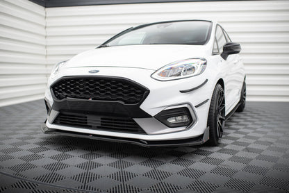 Splitter Przedni V.4 + Flaps Ford Fiesta ST/ST-Line Maxton