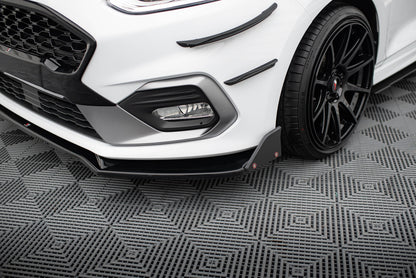 Splitter Przedni V.4 + Flaps Ford Fiesta ST/ST-Line Maxton