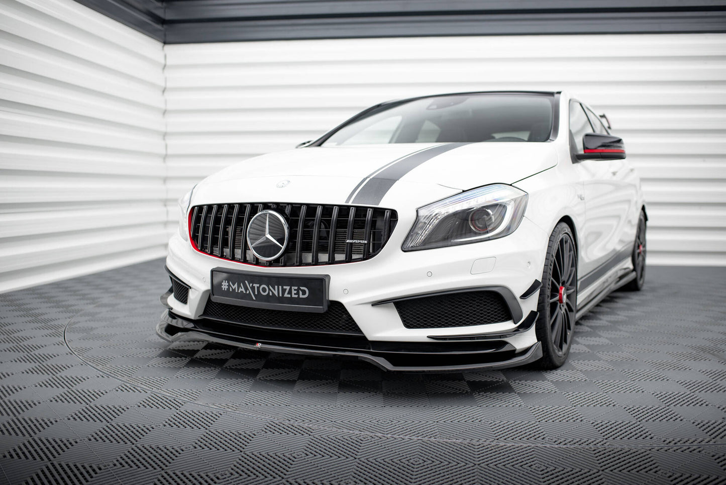 Splitter Przedni V.4 Maxton Mercedes A45 AMG W176