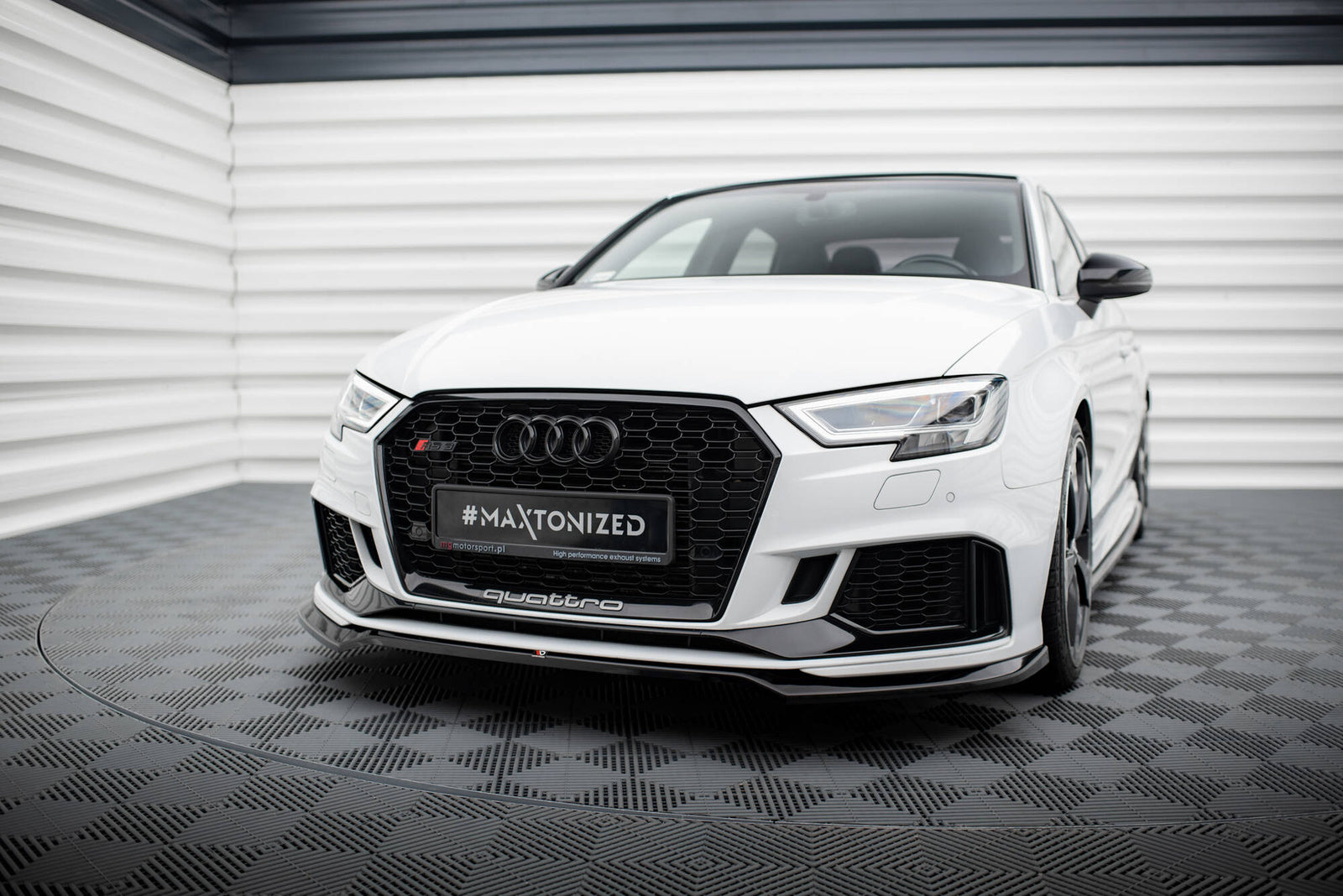 Splitter Przedni V.5 Audi RS3 8V Facelift Maxton Design