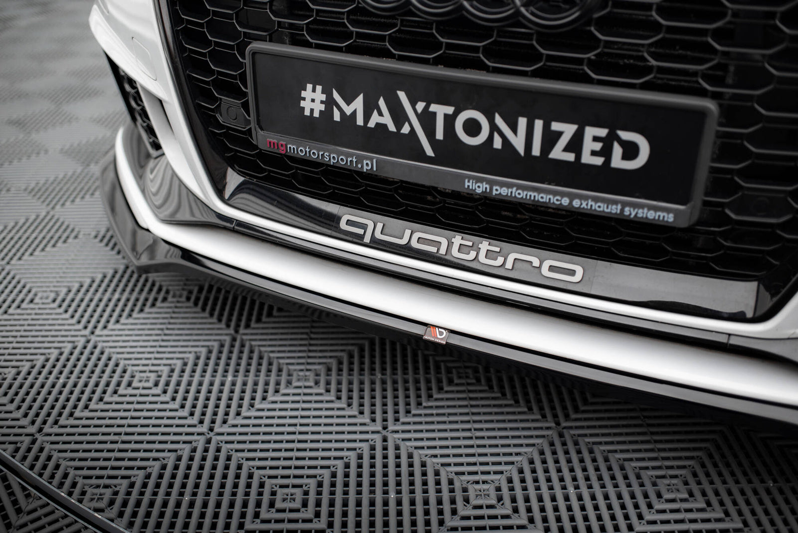 Splitter Przedni V.5 Audi RS3 8V Facelift Maxton Design