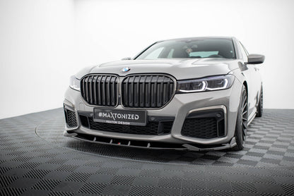 Splitter Przedni V.5 BMW 7 G11 M-Pack Facelift Maxton Design