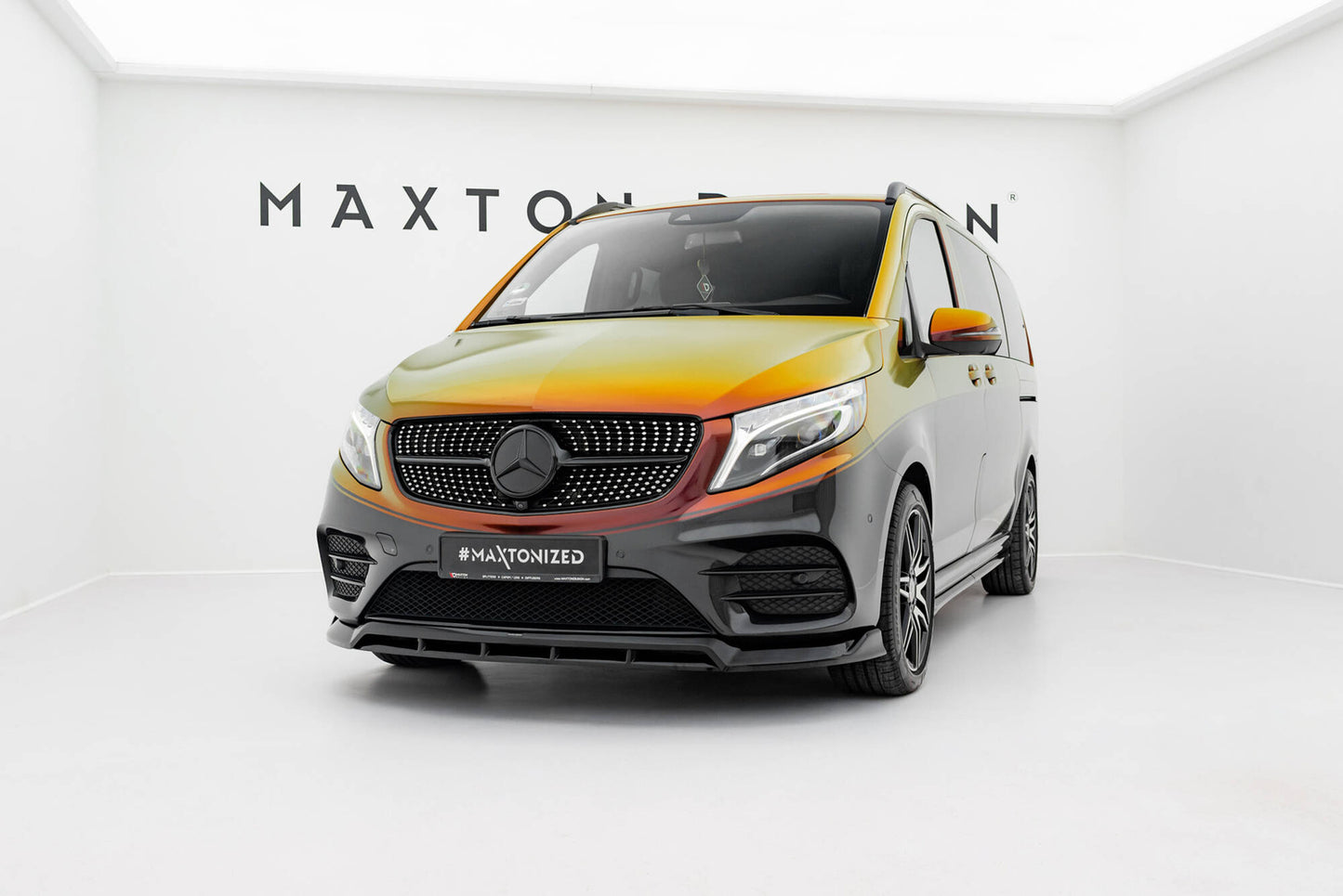 Splitter Przedni Mercedes V-Class W447 AMG-Line V.6 Maxton