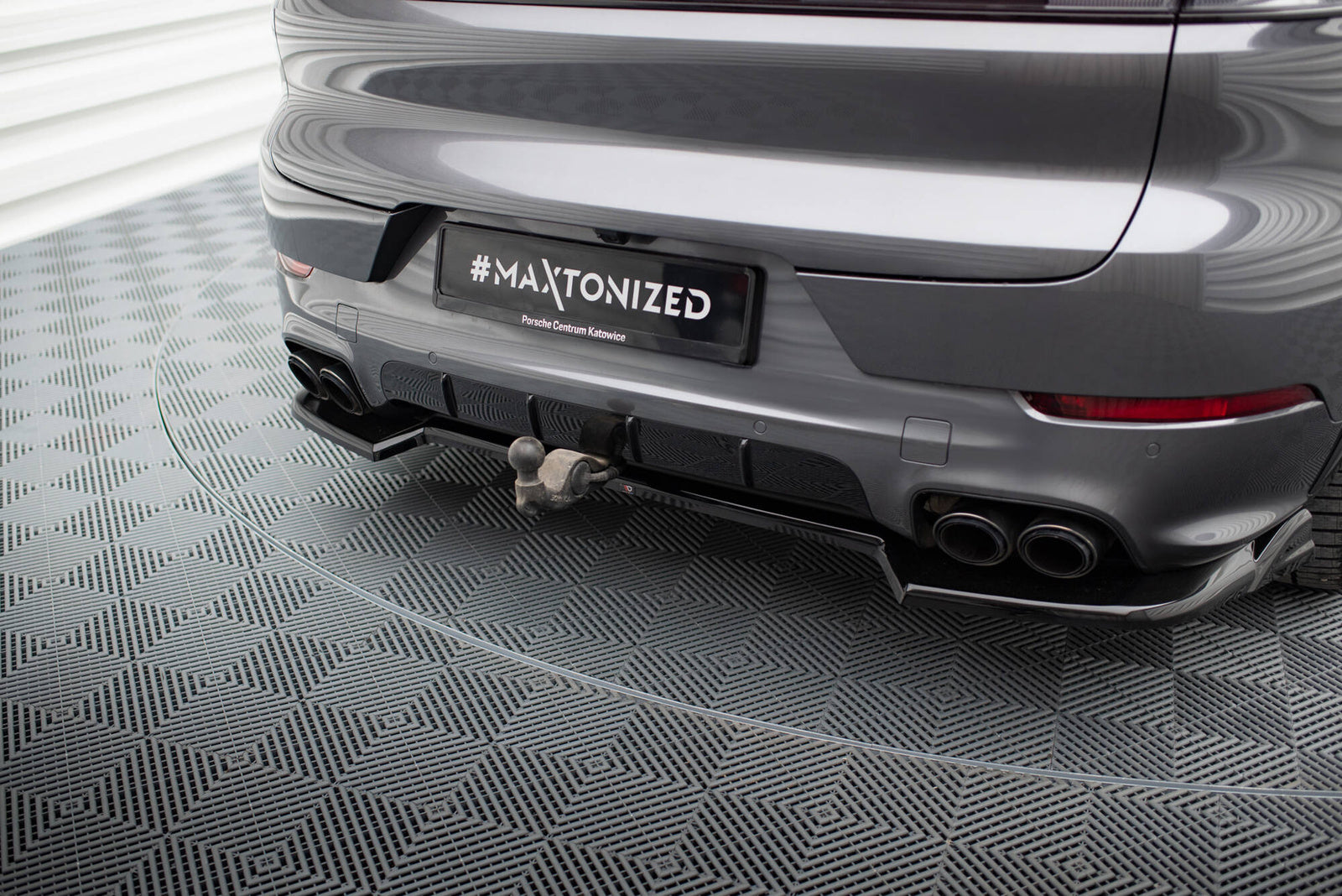Splitter Tylny Porsche Cayenne Mk3 Facelift Maxton
