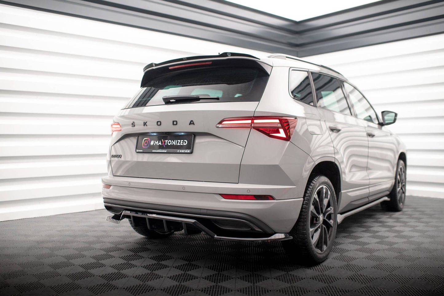 Splitter Tylny Skoda Karoq Sportline Mk1 Facelift Maxton