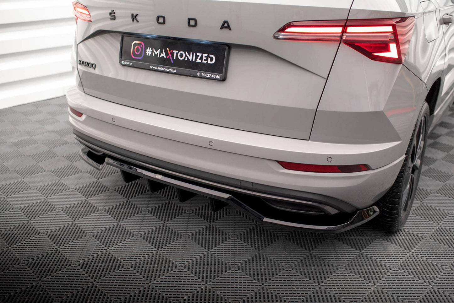 Splitter Tylny Skoda Karoq Sportline Mk1 Facelift Maxton