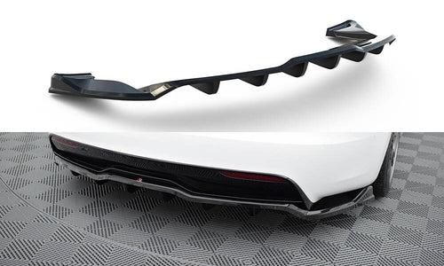 Tesla Model S Plaid Maxton Design Rear Splitter
