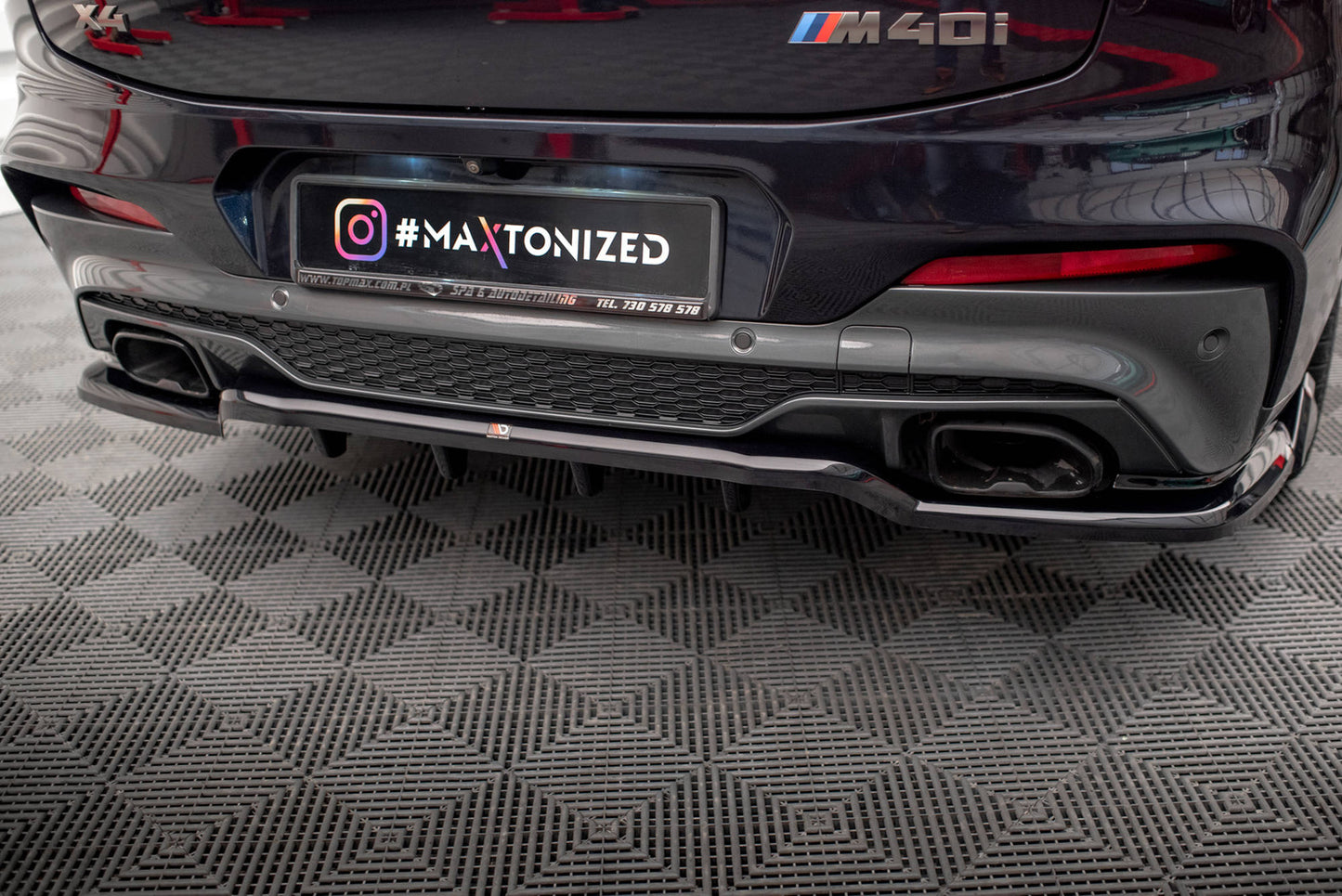 Splitter Tylny BMW X4 M40i G02 V.2 Maxton Design