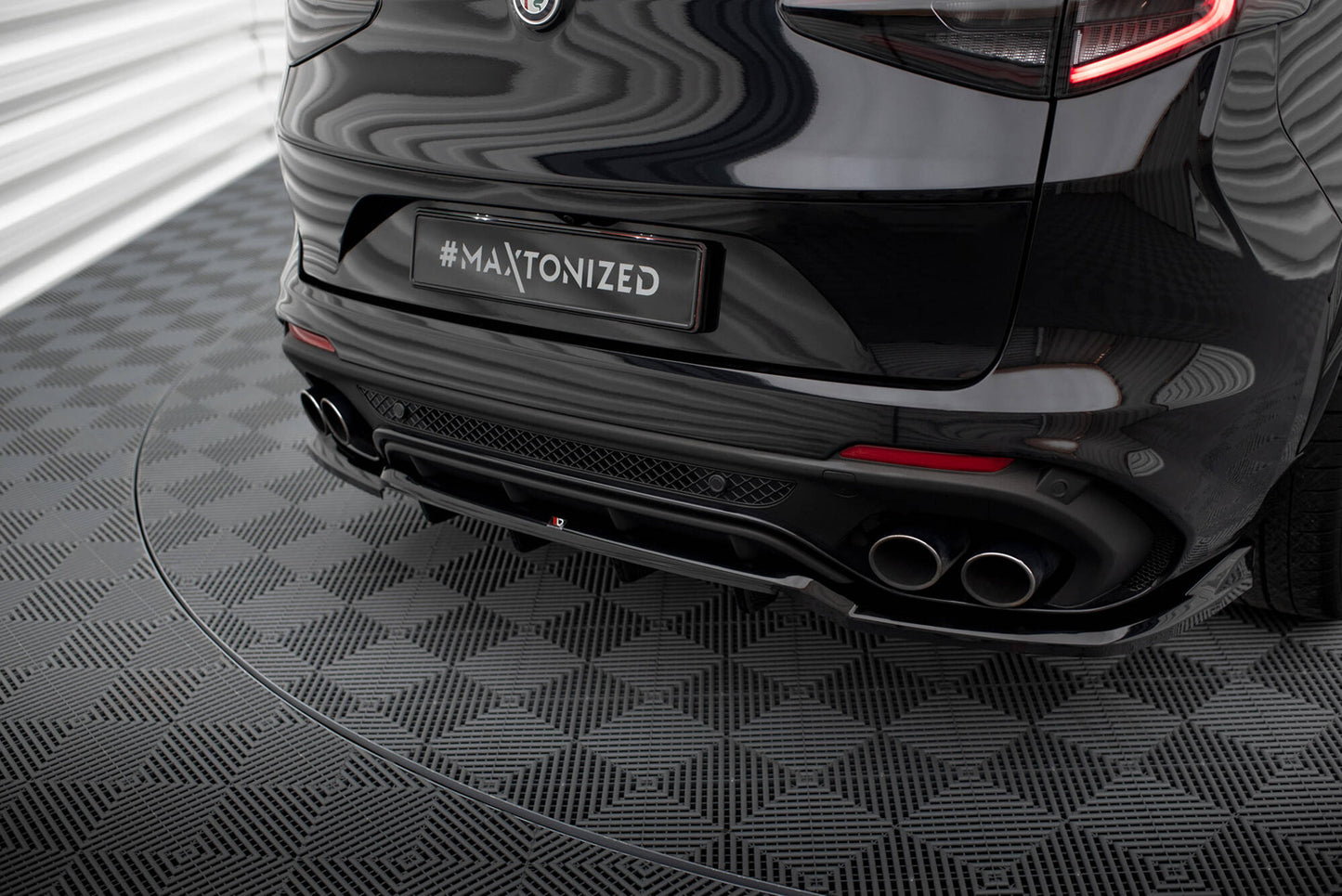 Splitter Tylny Alfa Romeo Stelvio Quadrifoglio Maxton