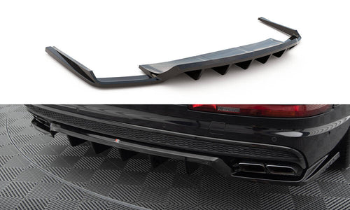 Rear Splitter with Diffuser Audi SQ7 Q7 S-Line Mk2 Maxton
