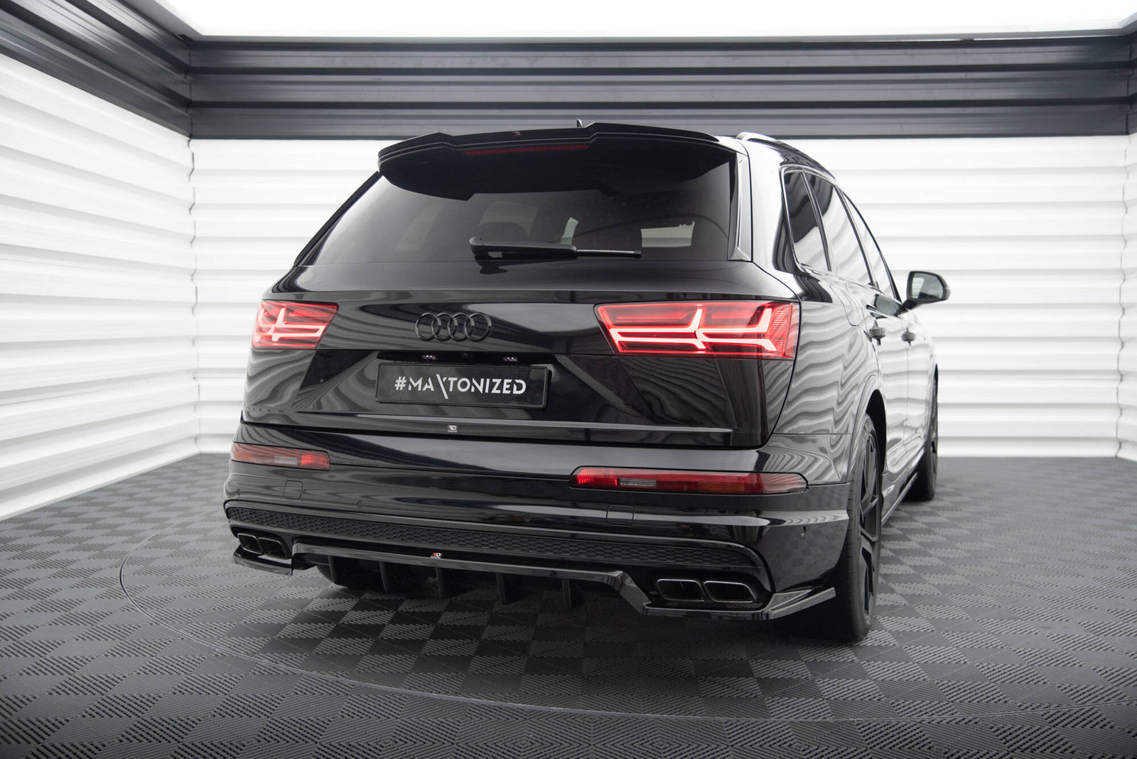 Splitter Tylny z Dyfuzorem Audi SQ7 Q7 S-Line Mk2 Maxton