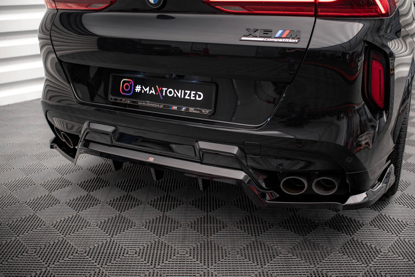 Splitter Tylny BMW X6 M F96 Facelift Maxton Design
