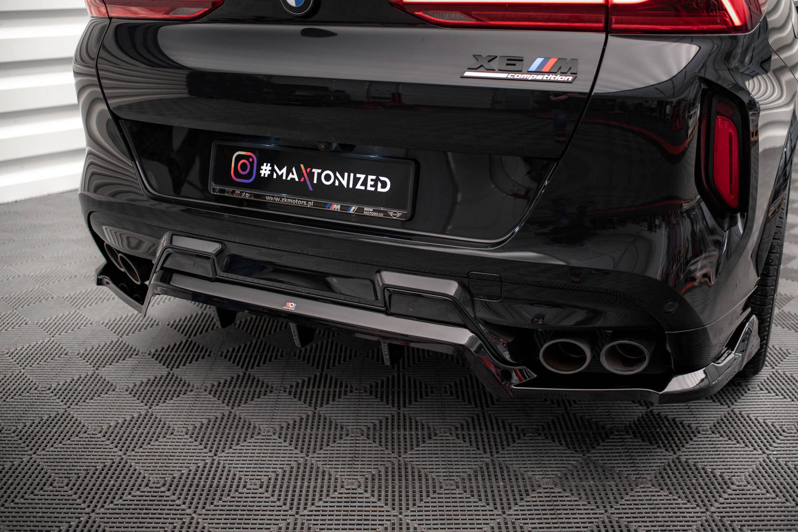 Splitter Tylny BMW X6 M F96 Facelift Maxton Design