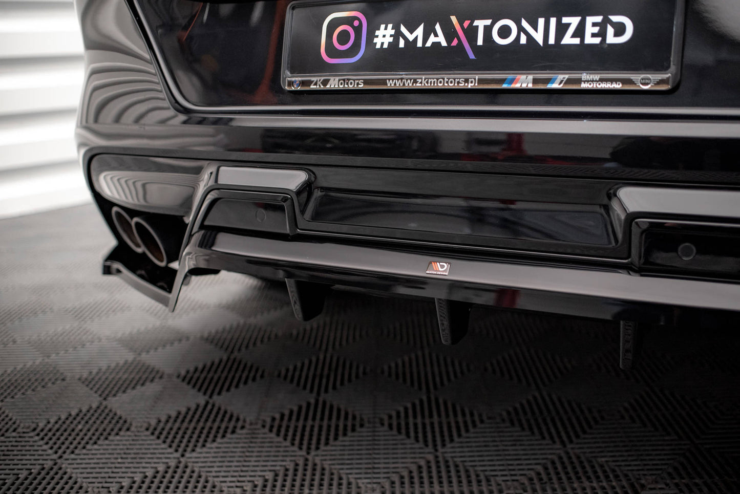 Splitter Tylny BMW X6 M F96 Facelift Maxton Design
