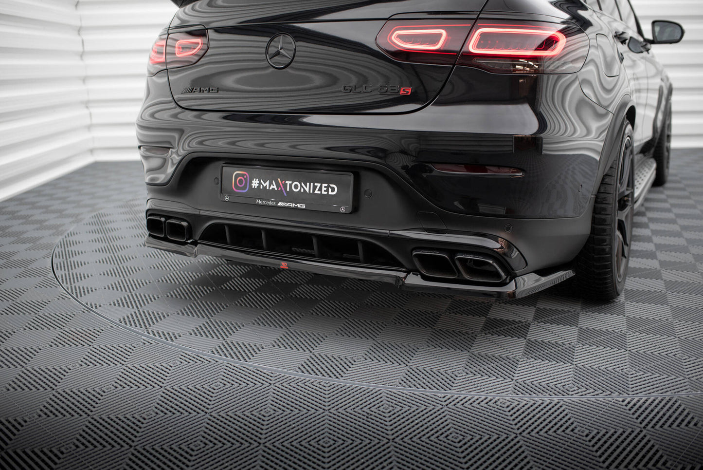 Splitter Tylny Mercedes GLC 63 Coupe C253 Facelift Maxton