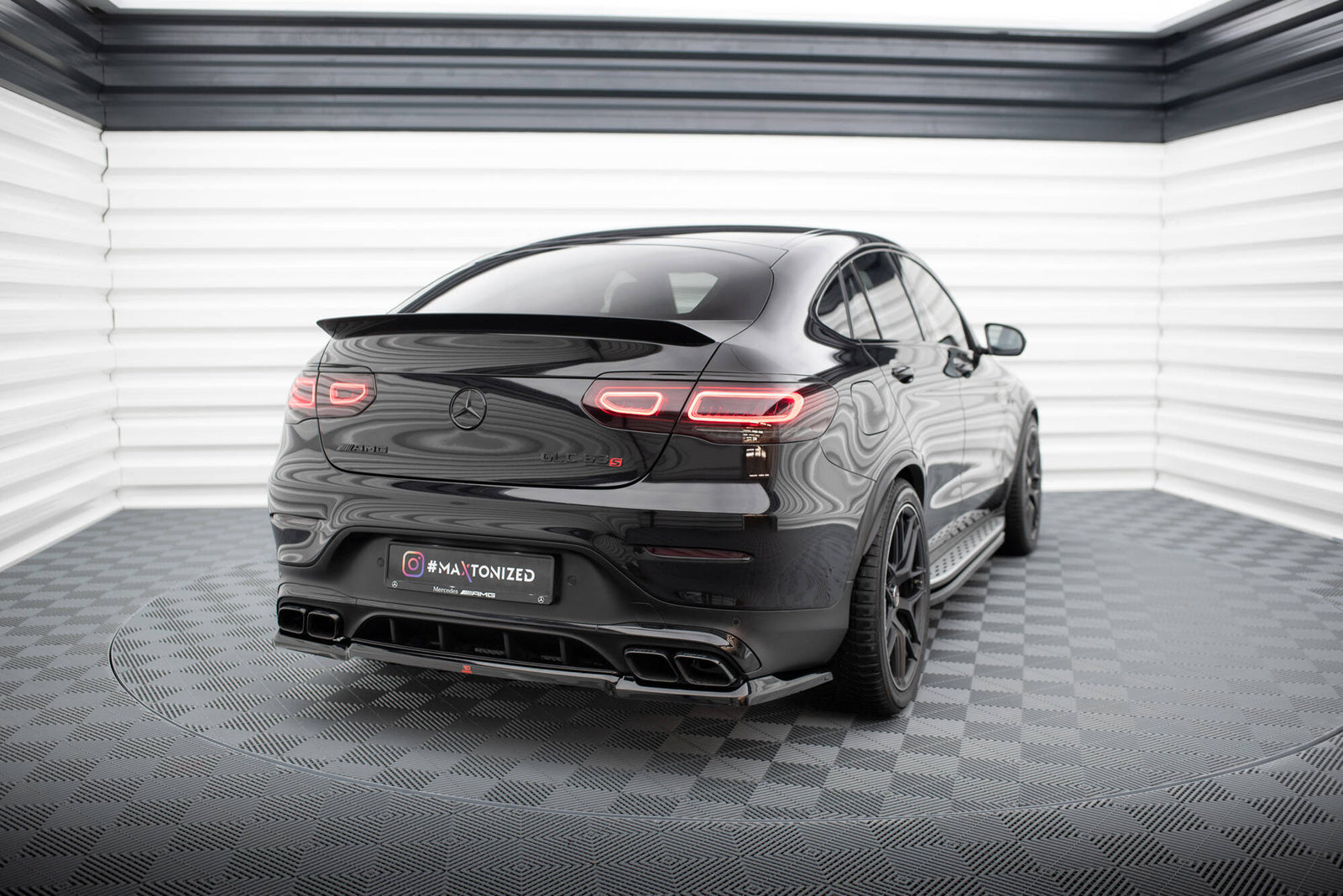 Splitter Tylny Mercedes GLC 63 Coupe C253 Facelift Maxton