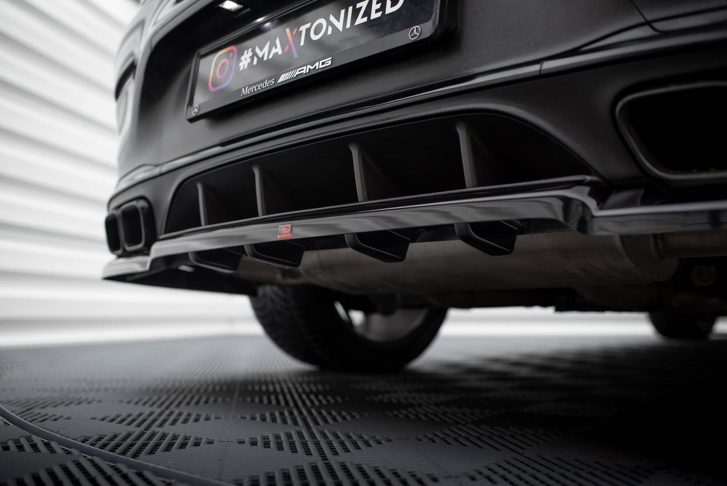 Splitter Tylny Mercedes GLC 63 Coupe C253 Facelift Maxton