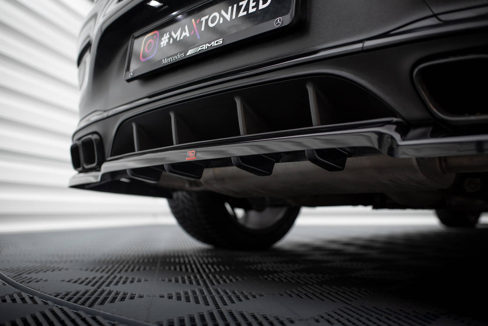 Splitter Tylny Mercedes GLC 63 Coupe C253 Facelift Maxton
