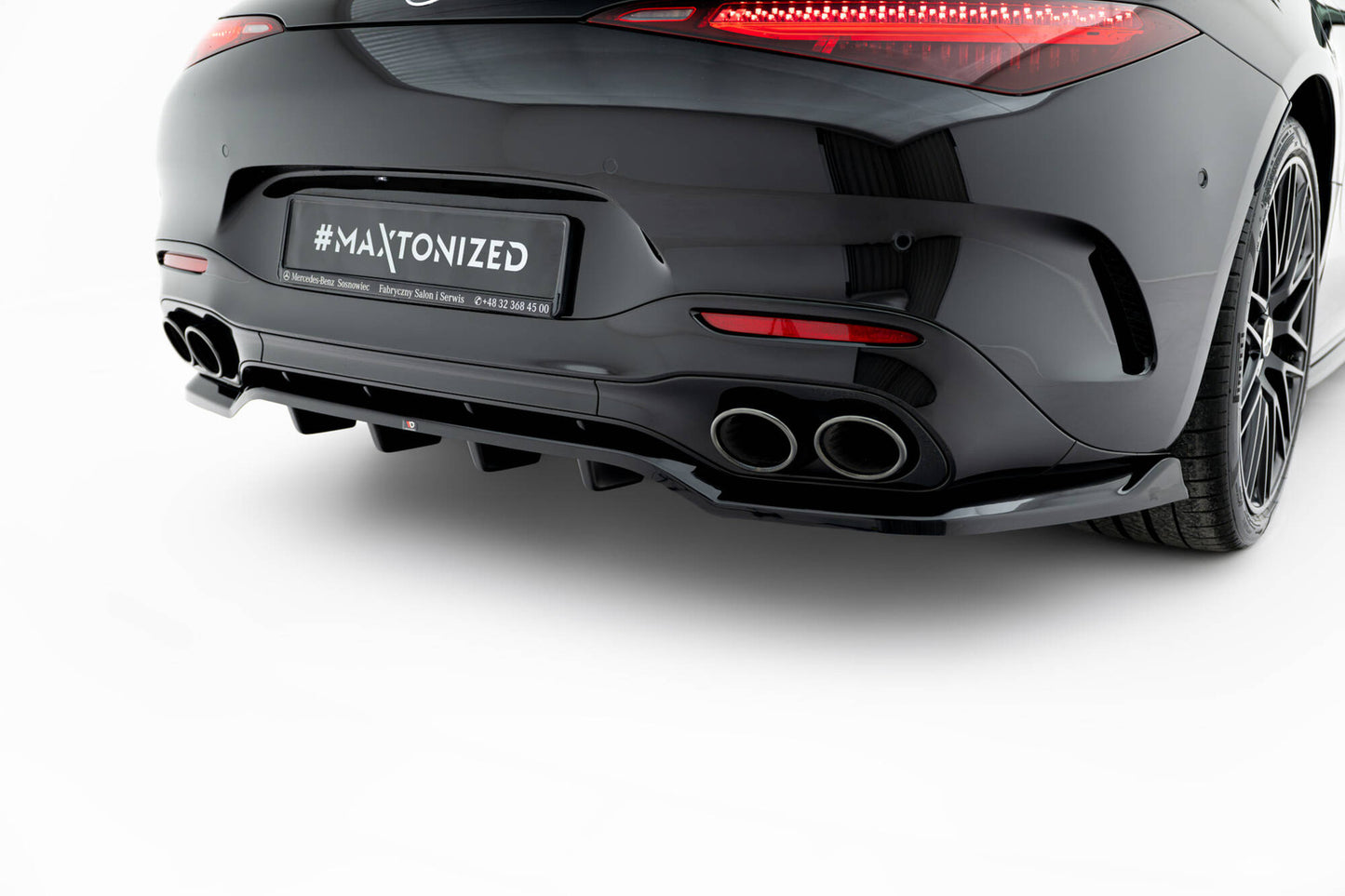 Splitter Tylny z Dyfuzorem Mercedes-AMG SL 63 R232 Maxton
