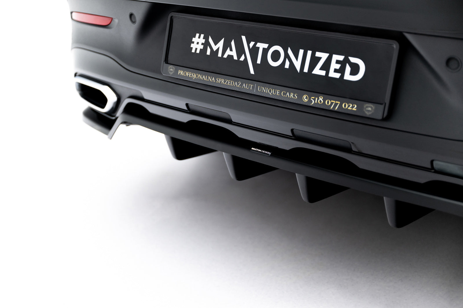Splitter Tylny Mercedes GLC Coupe C254 Maxton Design