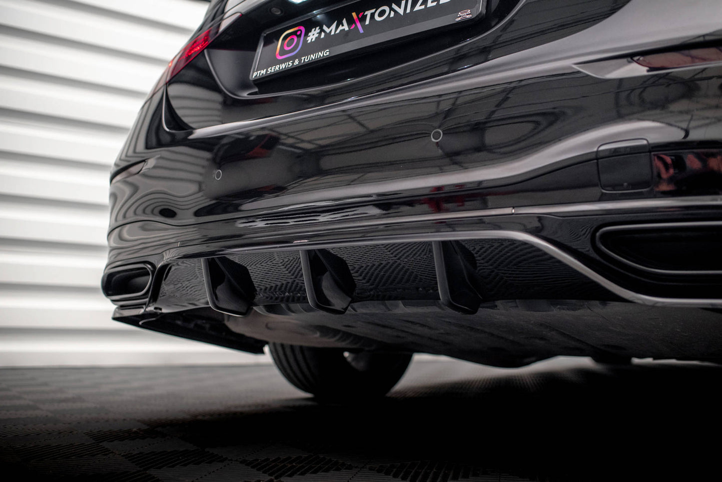 Splitter Tylny Mercedes-Benz S W223 AMG-Line Maxton