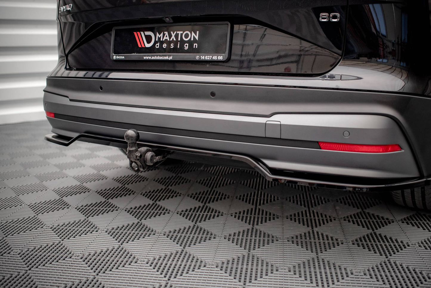 Splitter Tylny z Dyfuzorem Skoda Enyaq iV Maxton Design