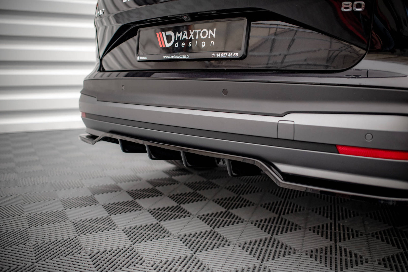 Splitter Tylny z Dyfuzorem Skoda Enyaq iV Maxton Design