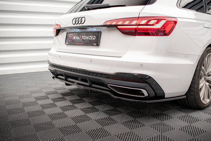 Splitter Tylny Audi A4 S-Line B9 Facelift Maxton