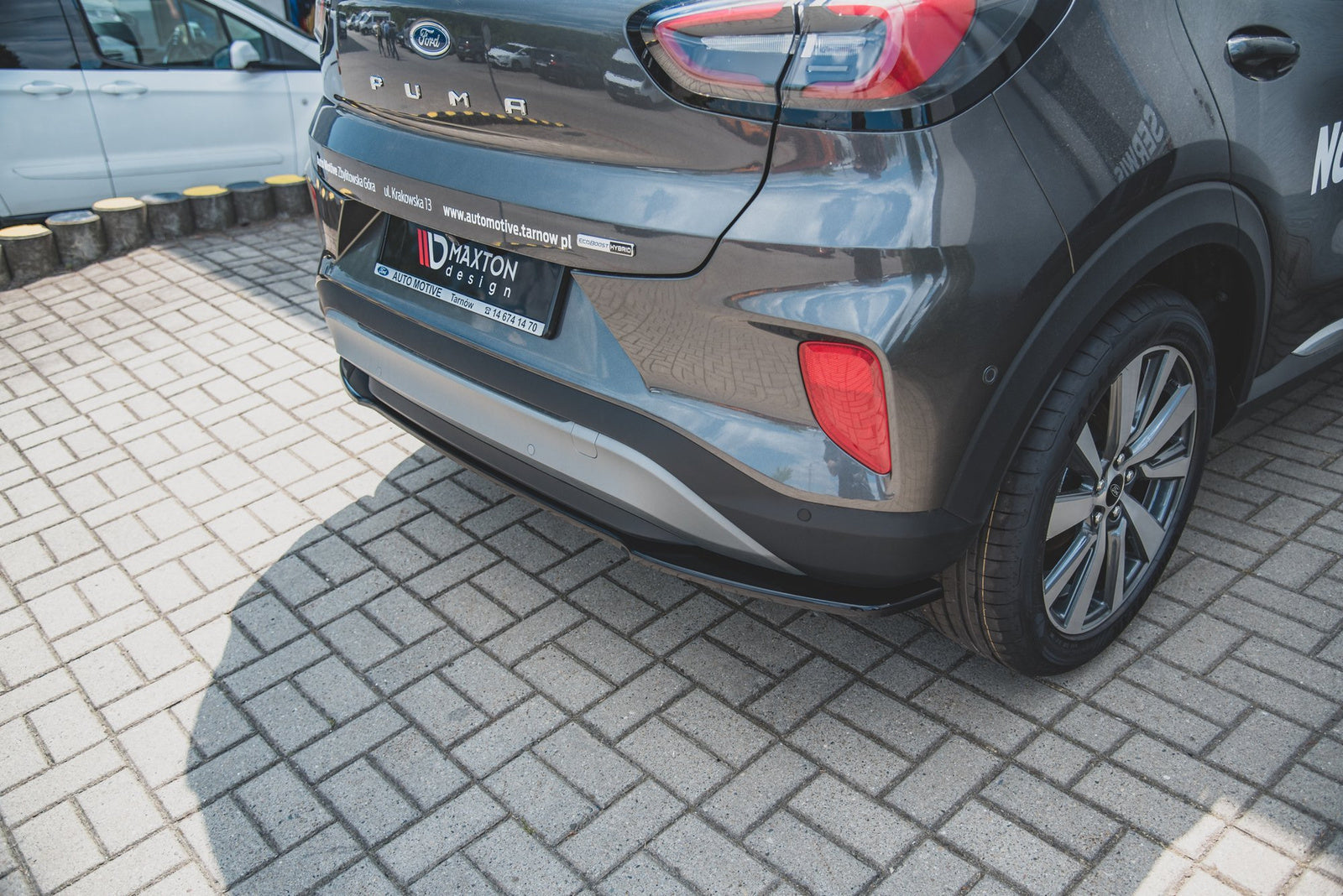 Splitter Tylny Środkowy Maxton Ford Puma Mk1 Czarny Połysk