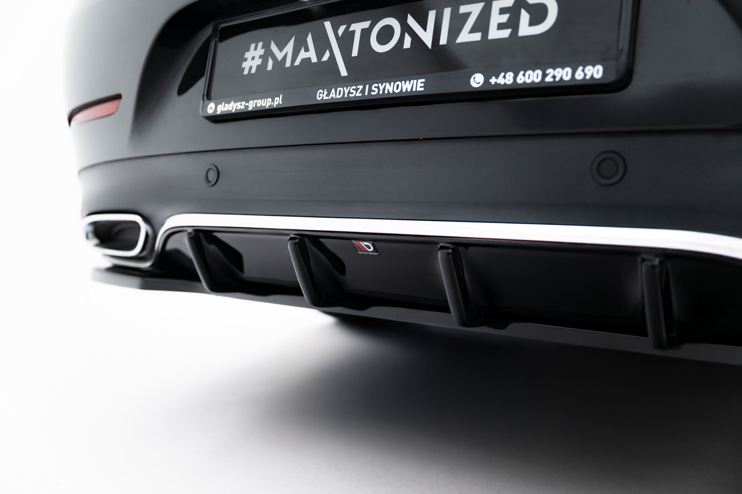 Splitter Tylny Środkowy Mercedes CLS C257 AMG-Line Maxton