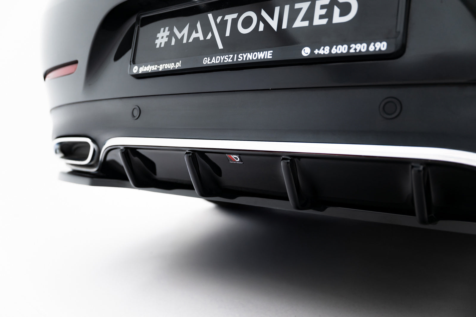 Splitter Tylny Środkowy Mercedes CLS C257 AMG-Line Maxton