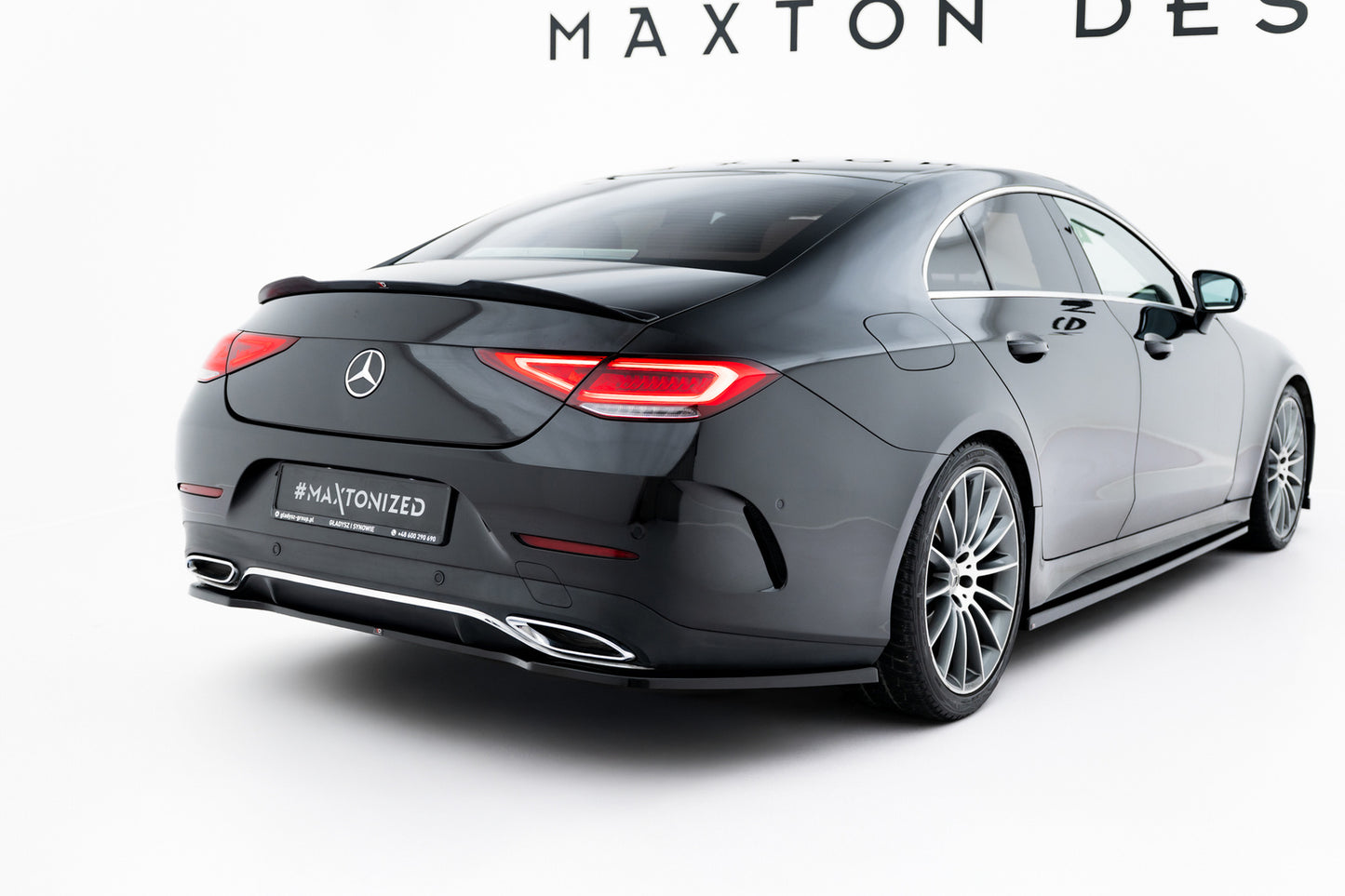 Splitter Tylny Środkowy Mercedes CLS C257 AMG-Line Maxton