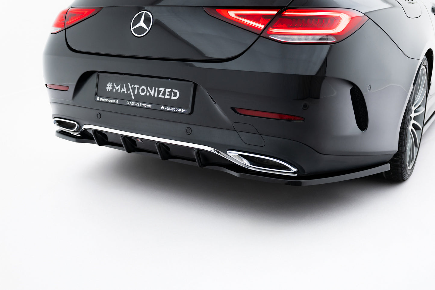 Splitter Tylny Środkowy Mercedes CLS C257 AMG-Line Maxton