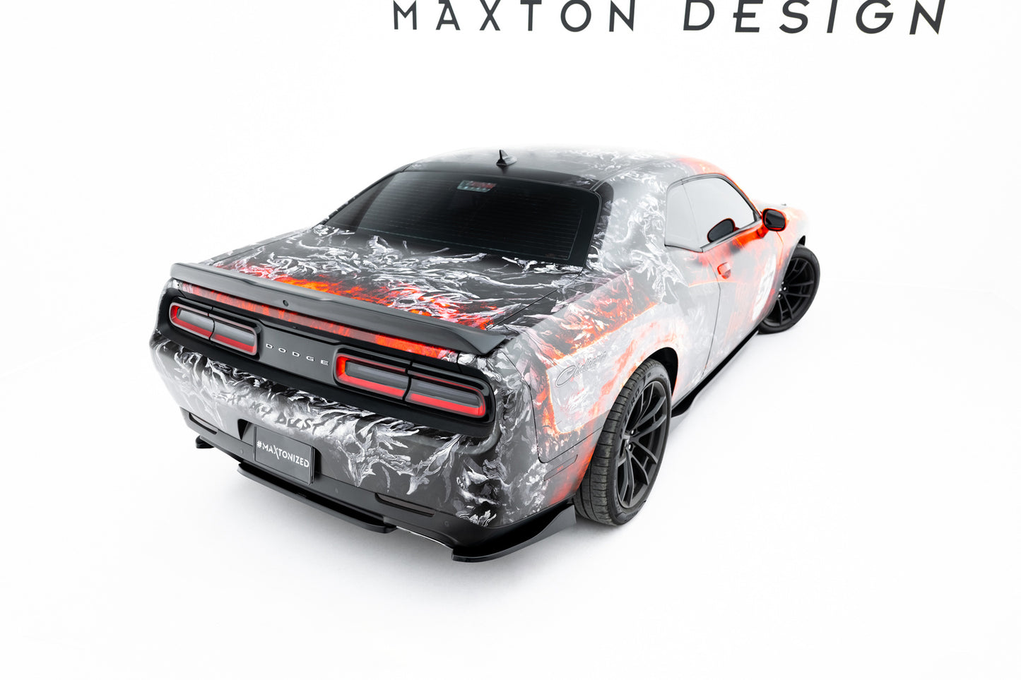 Splittery Tylne Boczne Dodge Challenger RT/GT Maxton