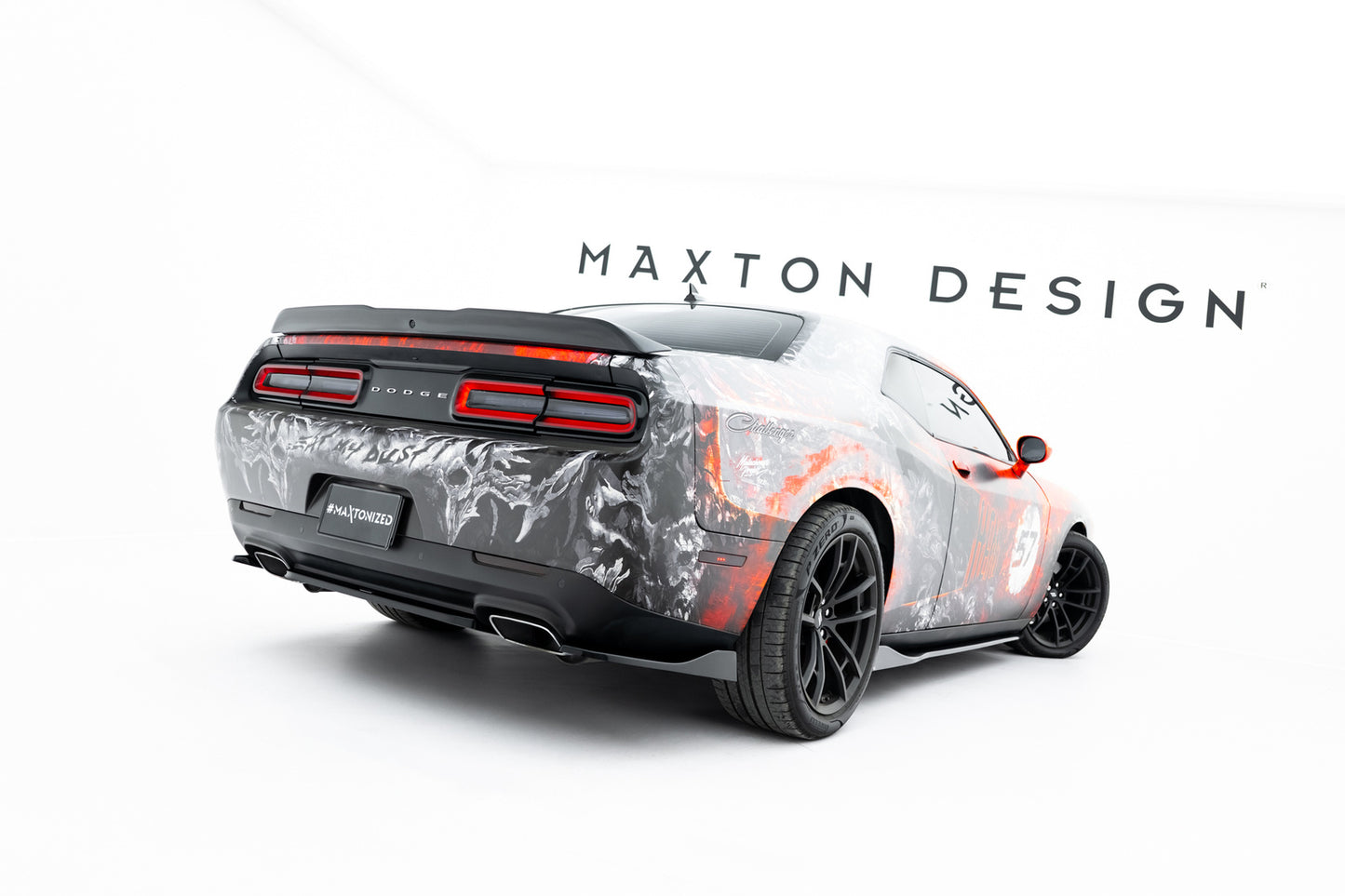 Splittery Tylne Boczne Dodge Challenger RT/GT Maxton