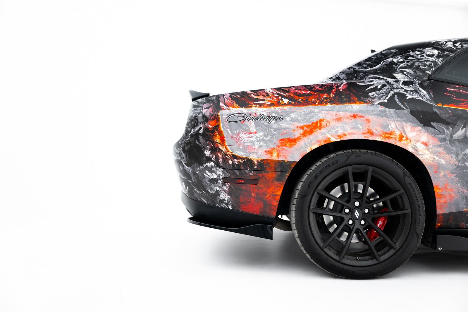 Splittery Tylne Boczne Dodge Challenger RT/GT Maxton