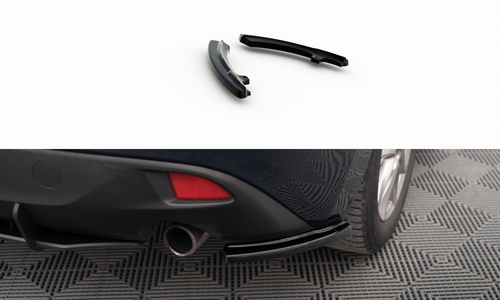 Maxton Rear Side Splitters Mazda 3 Mk3 (2013-2016)