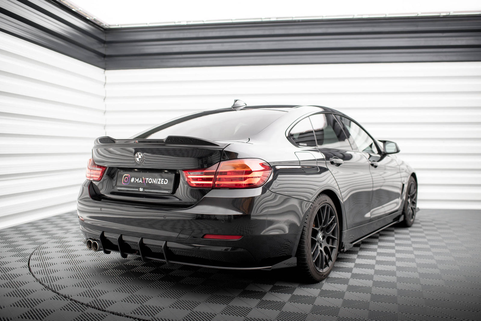 Splittery Tylne BMW 4 Gran Coupe F36 Street Pro + Flaps