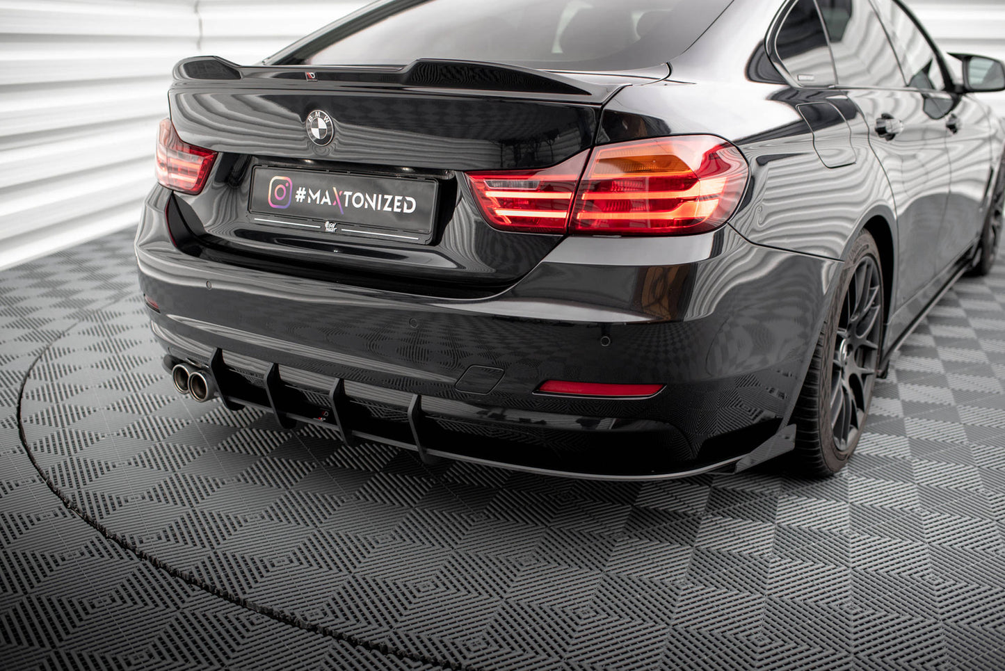 Splittery Tylne BMW 4 Gran Coupe F36 Street Pro + Flaps