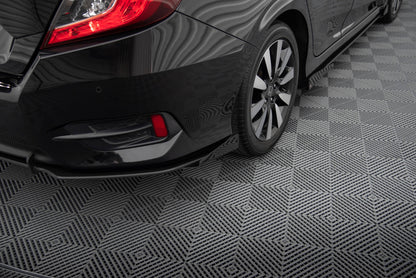 Splittery Tylne Honda Civic Mk10 Street Pro + Flaps Maxton