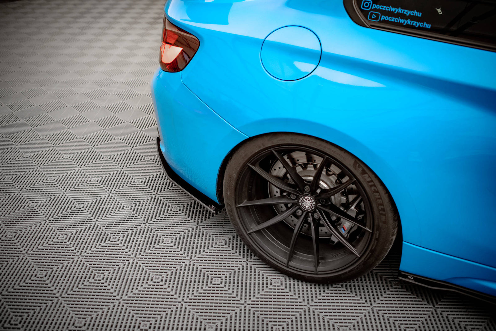 Splittery Tylne Boczne BMW M2 F87 Street Pro Maxton