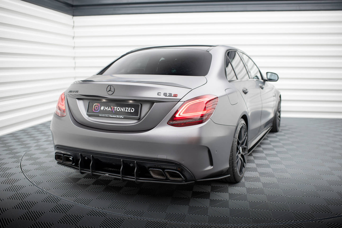 Splittery Tylne Boczne Mercedes C63 AMG W205 Facelift Street Pro