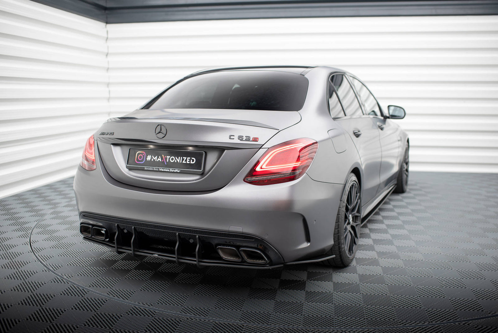 Splittery Tylne Boczne Mercedes C63 AMG W205 Facelift Street Pro